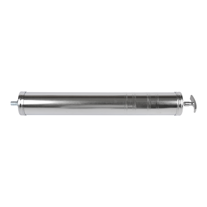 Chrome patella oleum suctionis gun